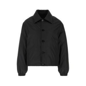 Jil Sander Men Black Polyester Padded Jacket